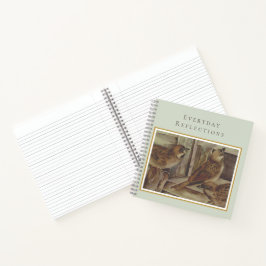 Sparrow Bird Notebook – Nature-Inspired Writing  Notizblock