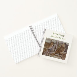 Sparrow Bird Notebook | Nature Journal Gift | NZ Notizblock