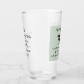 Sparrow Bird vergiftet die Bibelverse Glas (Rechts)