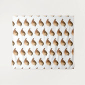 Sparrow Bird Wandteppich (Vorderseite (Horizontal))