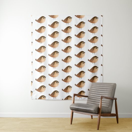 Sparrow Bird Wandteppich (Beispiel)