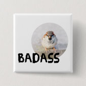 Sparrow Button (Vorderseite)