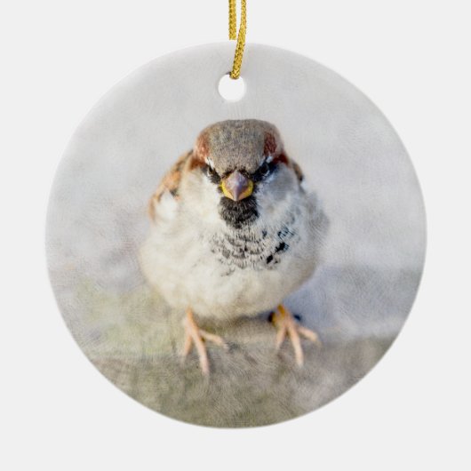 Sparrow - Der Krieger Keramik Ornament (Vorne)