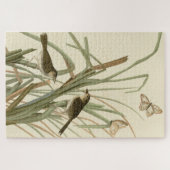 Sparrow (Finch) Audubons Vögel Amerikas Puzzle (Horizontal)