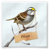 Sparrow Fotodruck (Vorne)