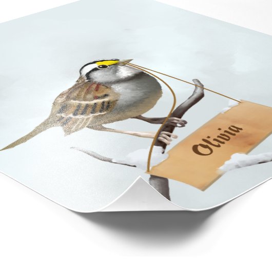 Sparrow Fotodruck (Ecke)