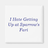 Sparrow-Furz Magnet (Vorne)