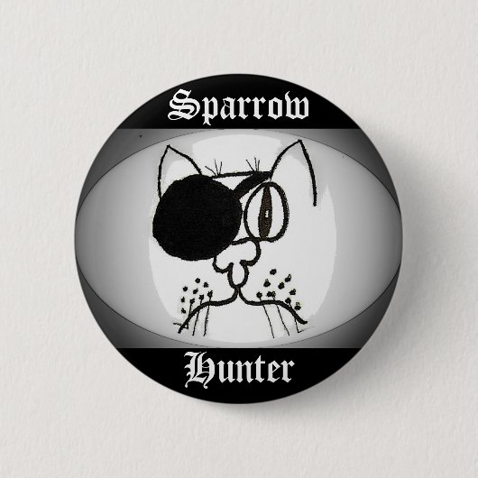 Sparrow Hunter Pirate Kitty Button (Vorderseite)