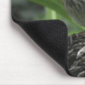 Sparrow im Weibenhaus auf Stumpf mit Ihren Initial Mousepad (Ecke)