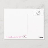 Sparrow in Cherry Blossom Tree Denken Postkarten (Rückseite)