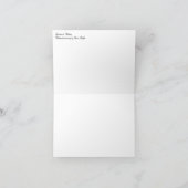 Sparrow in Gewartet Notenkarte Karte (Innenseite)