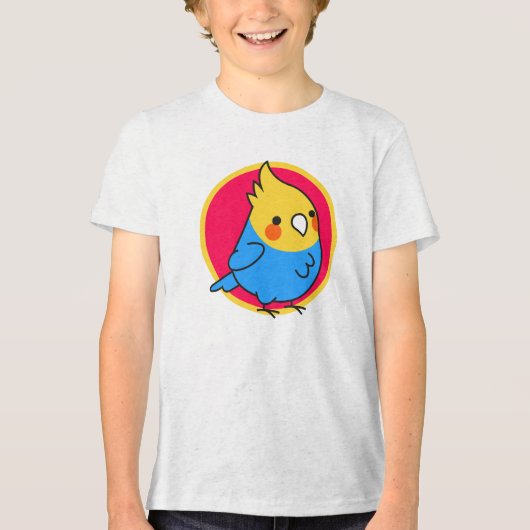 Sparrow-Karton-Kinder T-Shirt Tri-Blend Shirt (Vorderseite)