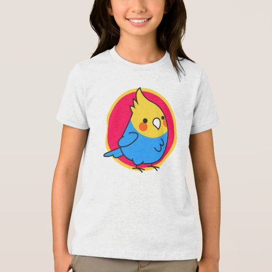 Sparrow-Karton-Kinder T-Shirt Tri-Blend Shirt (Vorderseite)