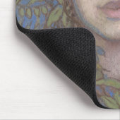 Sparrow Lady Surreal Fantasy Kunst, Dichtung und M Mousepad (Ecke)