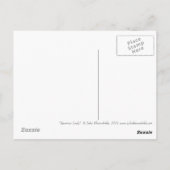 Sparrow Lady Surreal Fantasy Kunst, Dichtung und M Postkarte (Rückseite)