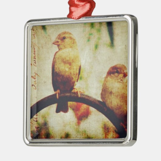 Sparrow Ornament Aus Metall (Links)