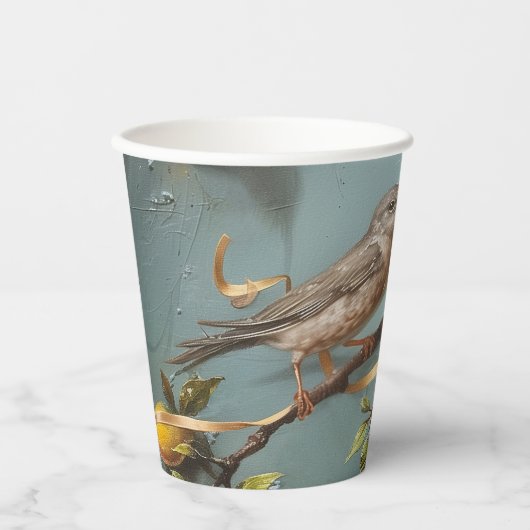 Sparrow - Papiergruppen Größe 236 ml Papiercup Pappbecher (Vorderseite)