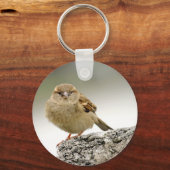 Sparrow-Portrait Schlüsselanhänger (Vorderseite)