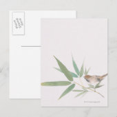 Sparrow Postkarte (Vorne/Hinten)