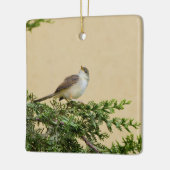 Sparrow-Postkarte Keramikornament (Links)
