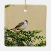 Sparrow-Postkarte Keramikornament (Rückseite)