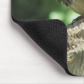 Sparrow-Profil auf Stumpf mit Ihren Initialen Mousepad (Ecke)