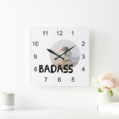 Sparrow Quadratische Wanduhr (Zuhause)