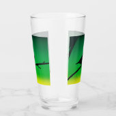 Sparrow Silhouette On Limonene Glas (Rechts)