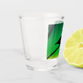 Sparrow Silhouette On Limonene Schnapsglas (Links)