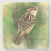 Sparrow Stone Untersetzer Little Bird (Vorderseite)
