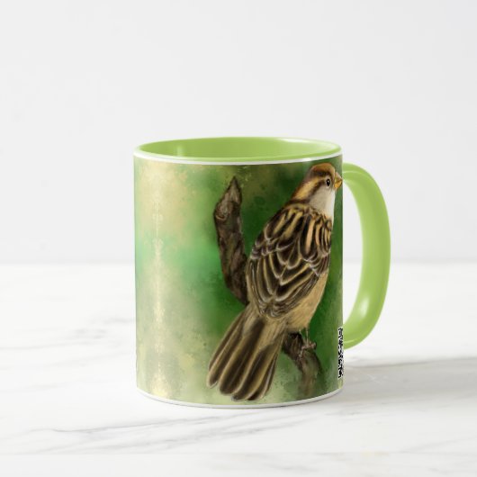 Sparrow-Tasse Tasse (VorderseiteRechts)