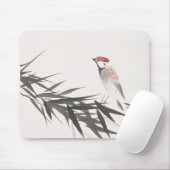 Sparrow- und Bamboo-Blätter Mousepad (Mit Mouse)