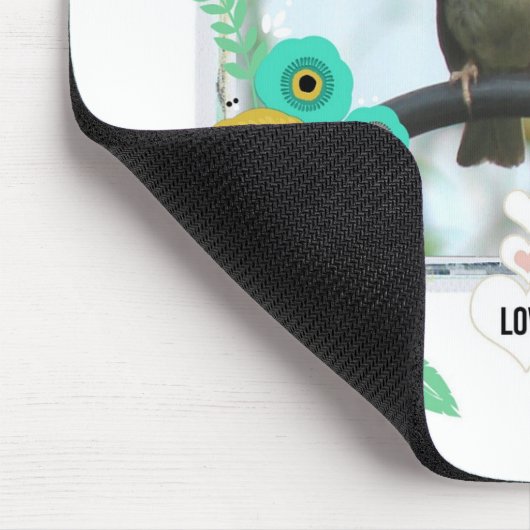 Sparrow Valentine Mousepad (Ecke)