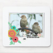 Sparrow Valentine Mousepad (Vorne)