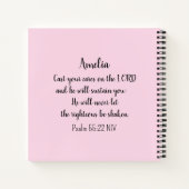 Sparrow-Vogel zerquetscht Ihre Karten Bibel Verse Notizblock (Rückseite)