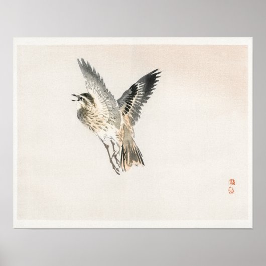 Sparrow von Kōno Bairei (1844-1895) Poster (Vorne)