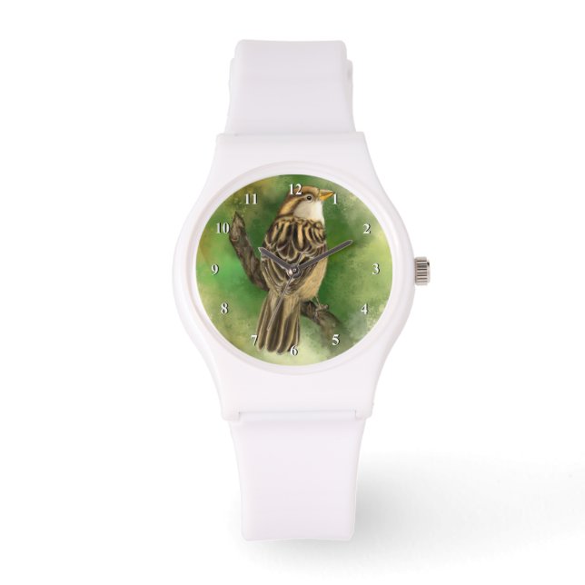 Sparrow Watch Little Bird Armbanduhr (Vorderseite)
