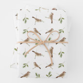 Sparrow Wrapping-Papier für jeden besondere Anlass Geschenkpapier Set (Beispiel)