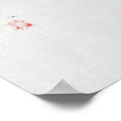 Sparrows Flying, Watanabe Seitei Poster (Ecke)