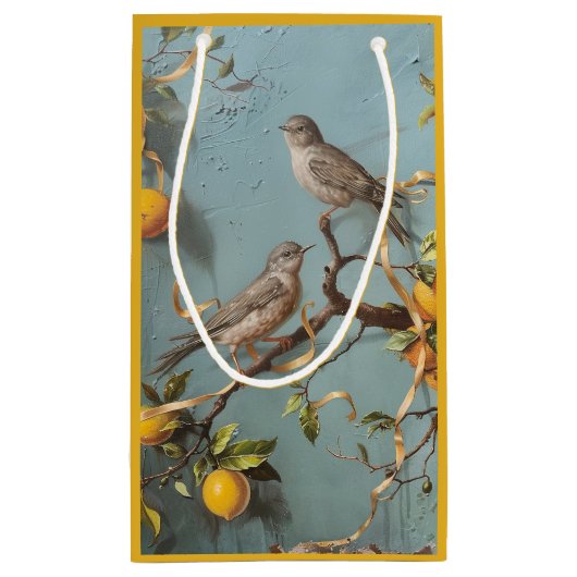 Sparrows - Gift Bag Kleine Geschenktüte (Rückseite)