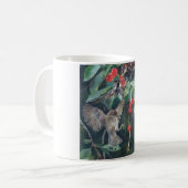 Sparrows in einem Kirschbaum, Bruno Liljefors Kaffeetasse (Vorderseite Links)
