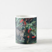 Sparrows in einem Kirschbaum, Bruno Liljefors Kaffeetasse (Mittel)