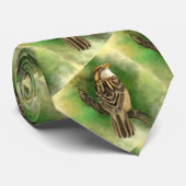 Sparrows Neck Tie - Green Krawatte (Gerollt)