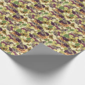 Sparrows & Stiefmütterchen - Vintag gartenInspirie Geschenkpapier (Ecke)