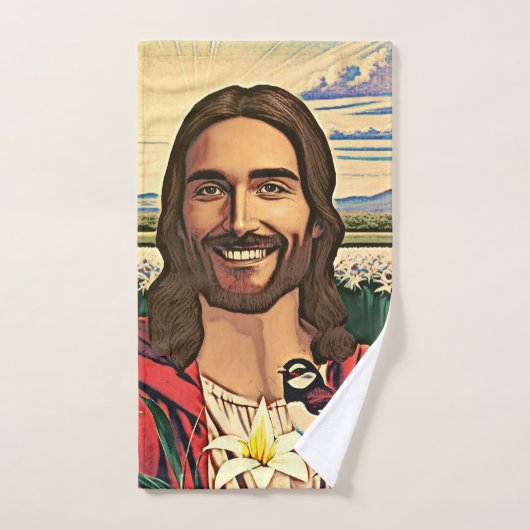 Sparrows und Lilies Handtuch (Handtuch)