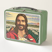 Sparrows und Lilies Metall Brotdose (Vorderseite)