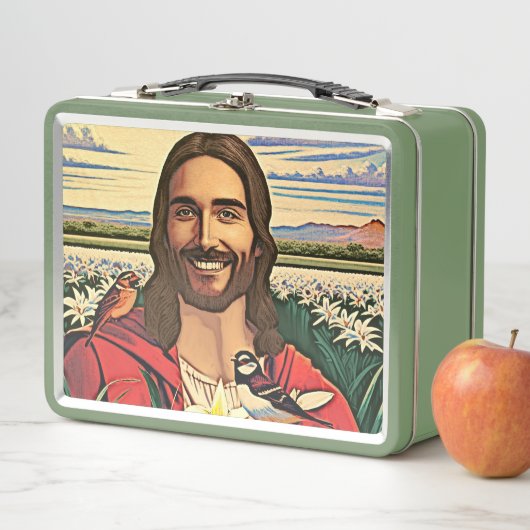 Sparrows und Lilies Metall Brotdose (Beispiel)