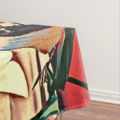 Sparrows und Lilies Tischdecke (Beispiel)