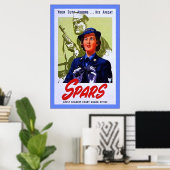 SPARS~Vintager Weltkrieg 2 Poster (Heimbüro)