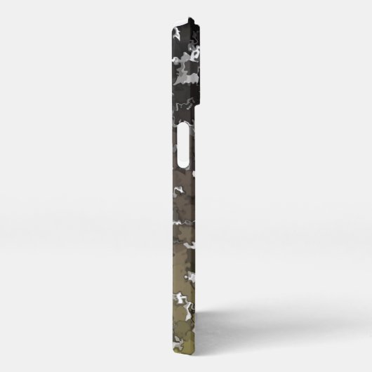 Sparse Blätter Camouflage iPhone Case iPhone Hülle (Rechte Seite)